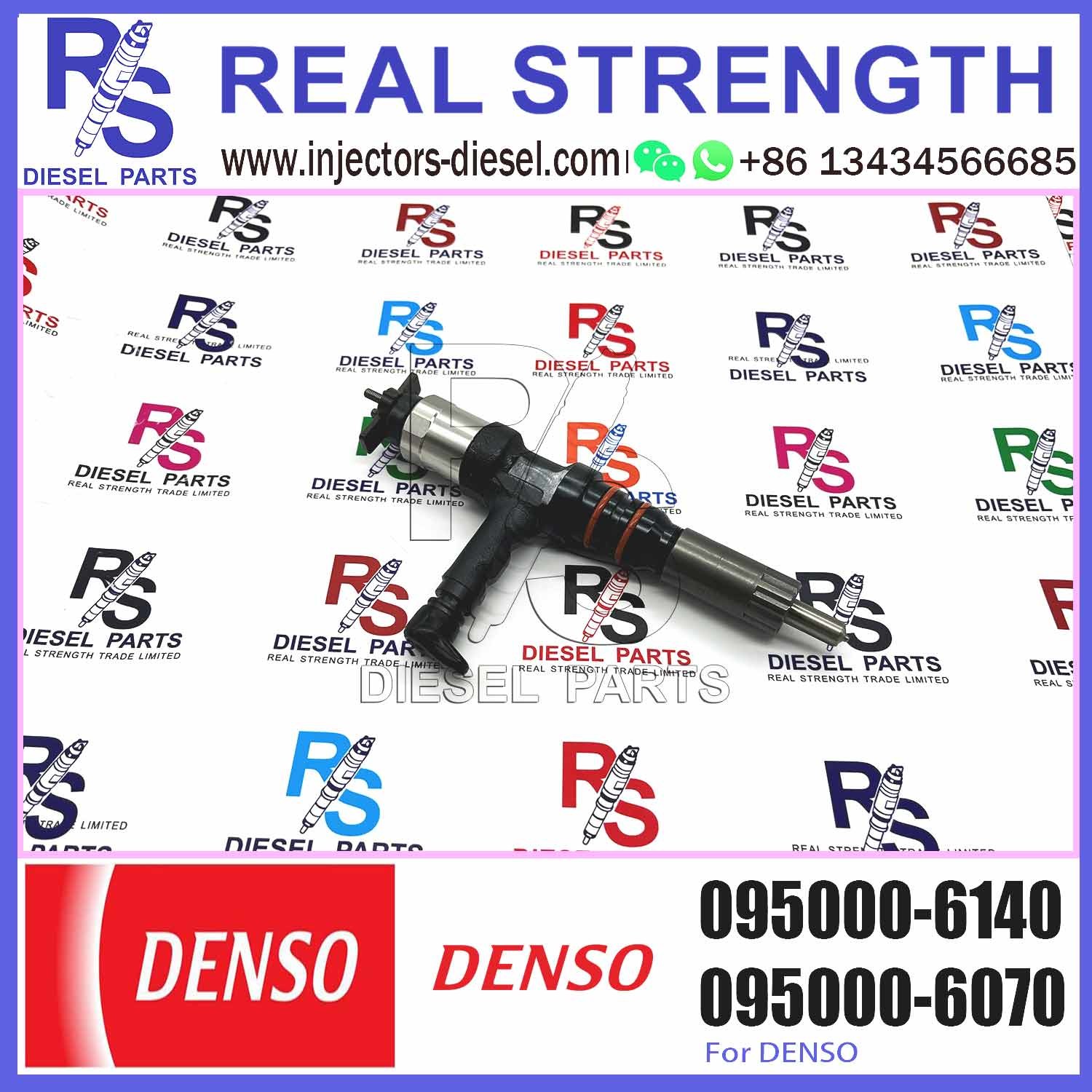 Diesel Engine Diesel Fuel Injector 095000-6140 6261-11-3200 Common Rail Injector 095000-6140