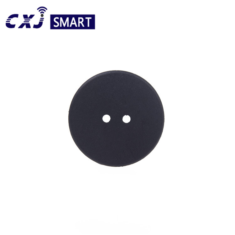PPS UHF Washable RFID Tag Sticker , RFID Button Tag Heat Resistant For Laundry System
