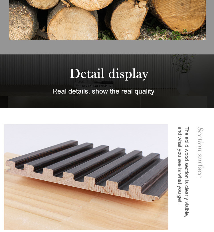 Moisture-Proof And Moth-Proof Solid Wood Grating Bamboo Wood Fiberboard