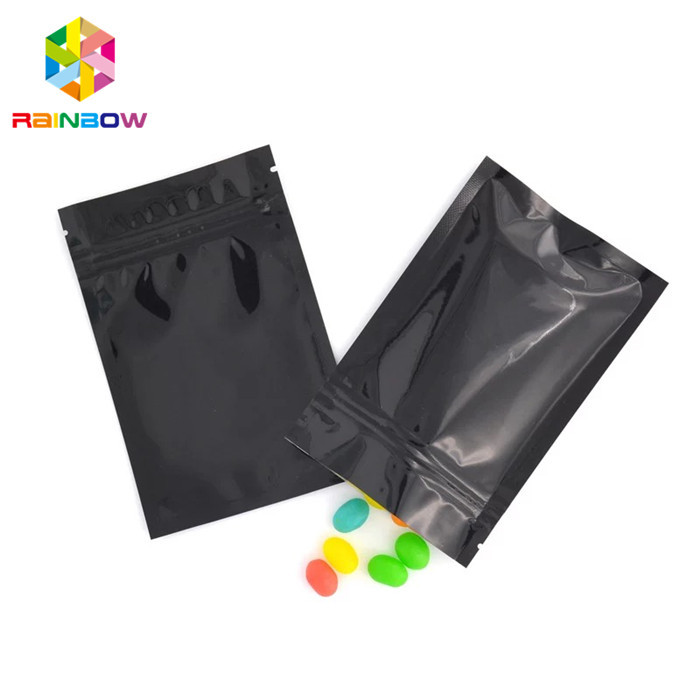 Full Color Aluminum Foil Pouch Packaging k Flat 3 Side Sealed Bags