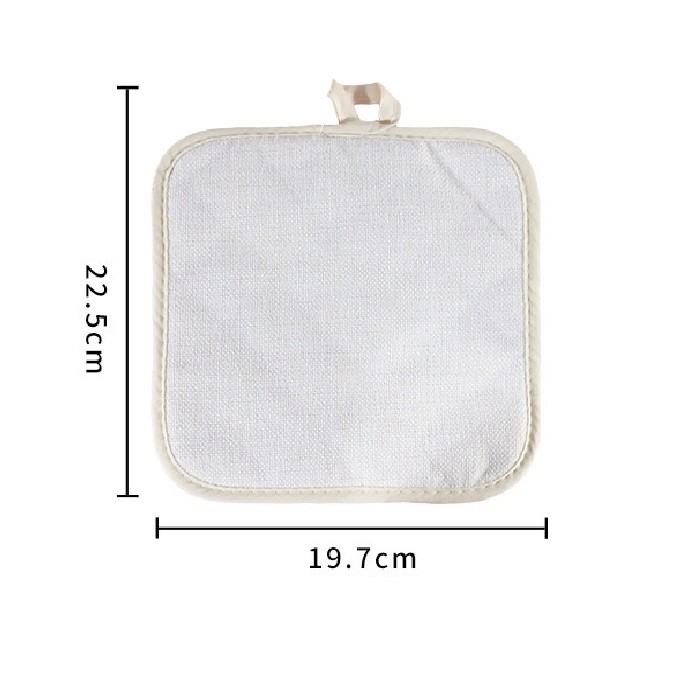 Customized Sublimation Placemats Blanks Linen And Polyester Heat Resistant Placemats