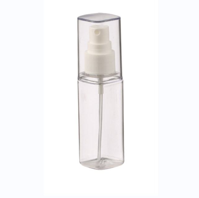 50ml Square Perfume Bottle In Customized Colour PETG Cosmetic Bottle