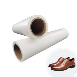 China Paper Glue PES Hot Melt Film Adhesive Coiled 150cm For Shoes on sale