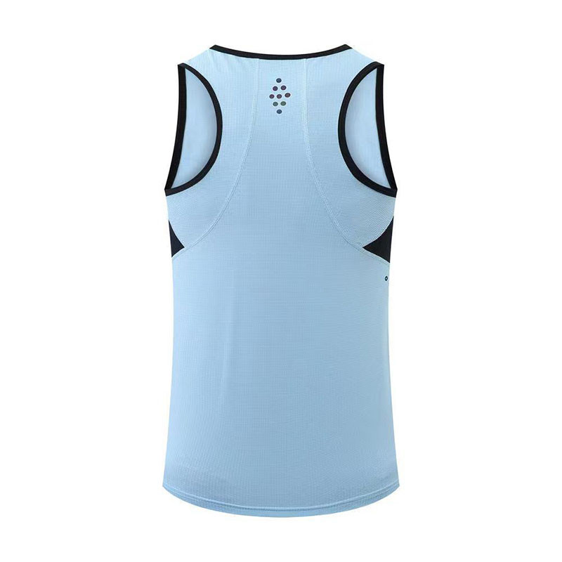 Men Vest Summer Fast Drying Sleeveless Running Shirt Fitness Training Sportswear