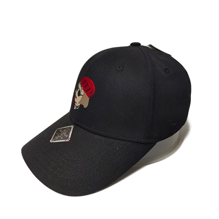 OEM Organic Cotton Baseball Cap / Blank Rubber Patch Caps Eco Friendly
