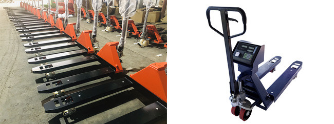 1 Ton 3T Capacity Hydraulic Pump Manual Pallet Jack With Weight Scale