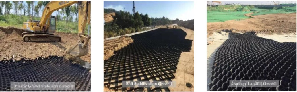 OEM Perforated Plastic Gravel HDPE Geocell Ultrasonic Needle Welding