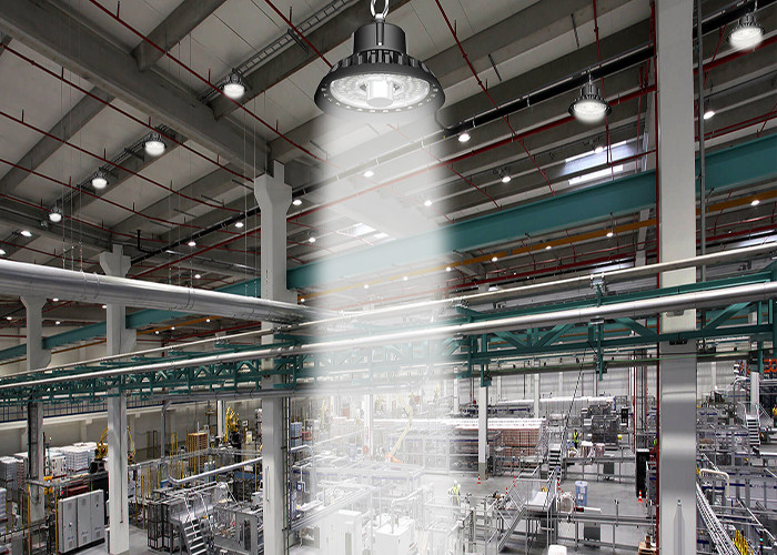 DLC Listed 130LM/W 120Degree Reflector UFO LED High Bay Light