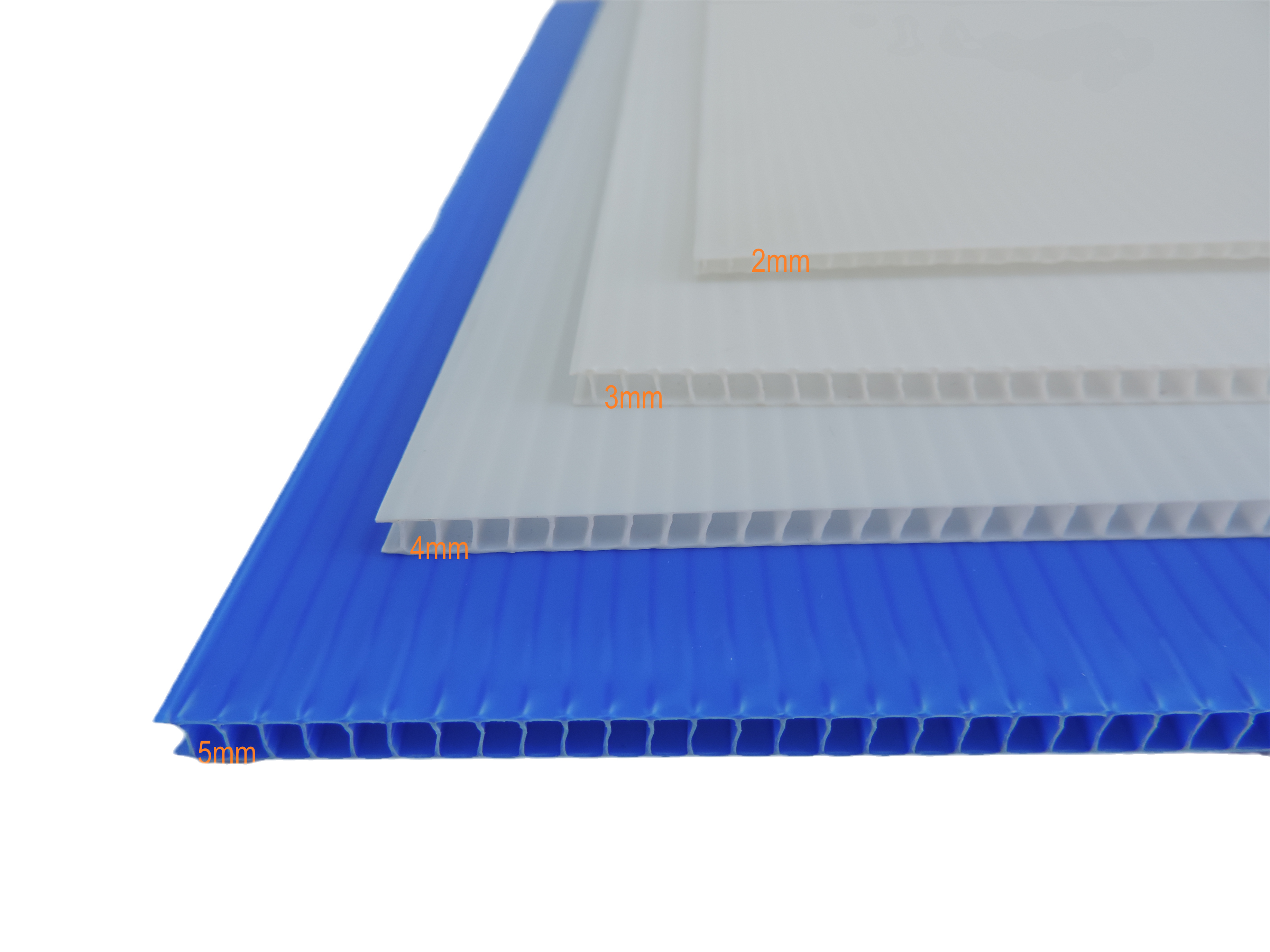 SGS Reusable White Corrugated Plastic Board 18x24"