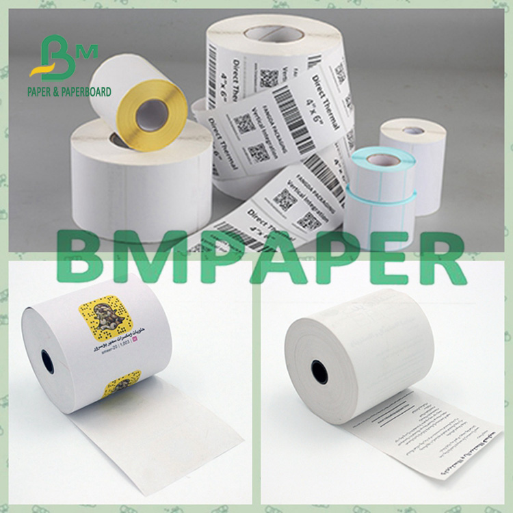 48g Back Print Thermal BPA-Free Paper Rolls For Small Ticket