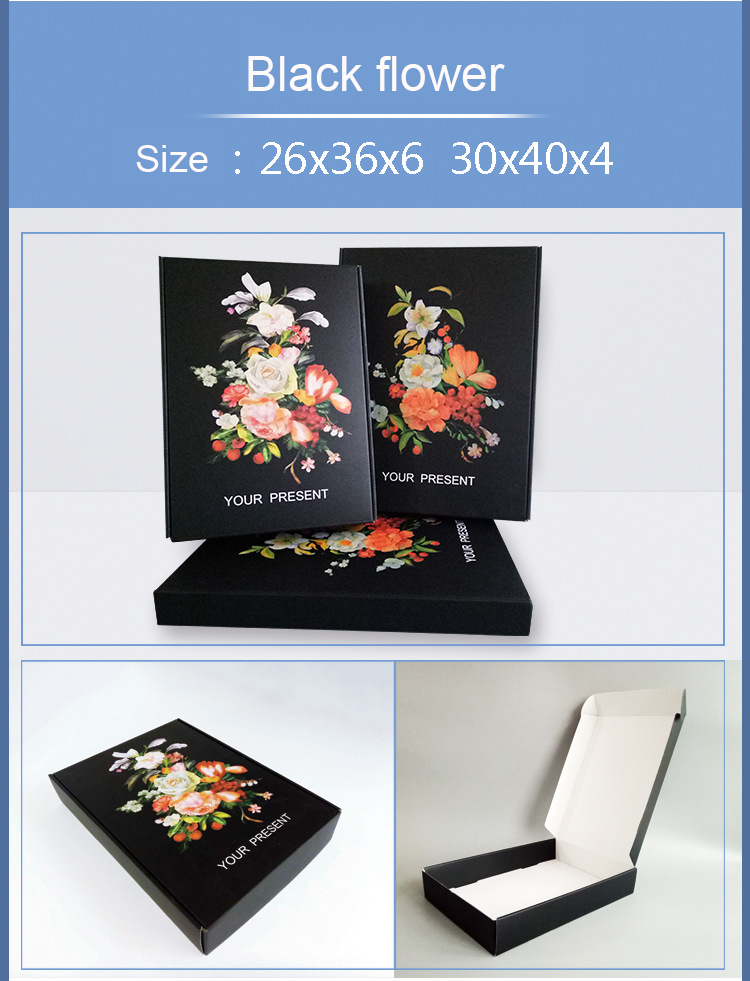 Corrugated Paper Custom Cardboard Mailers For Clothes Shoes Packaging