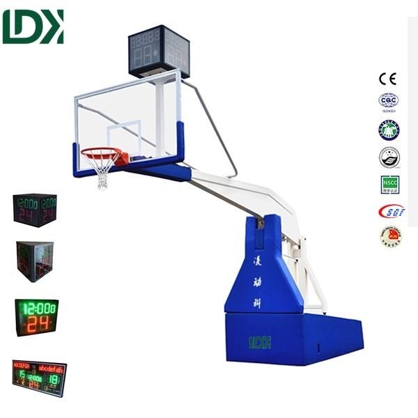 FIBA Professional Basketball Hoop Electric Hydraulic Basketball Stand Equipment