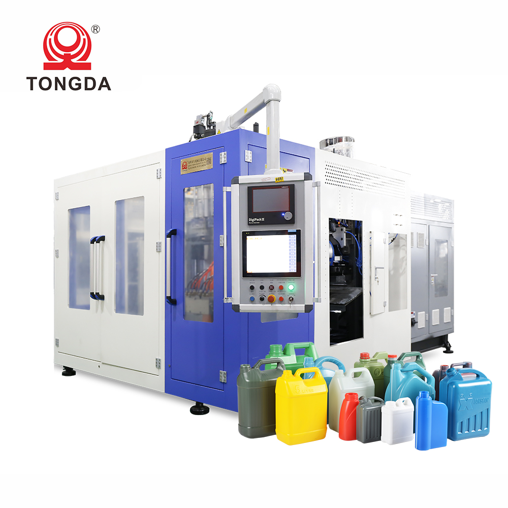 12L HDPE Jerrycan Blow Molding Machine High Speed With Servo Hydraulic System