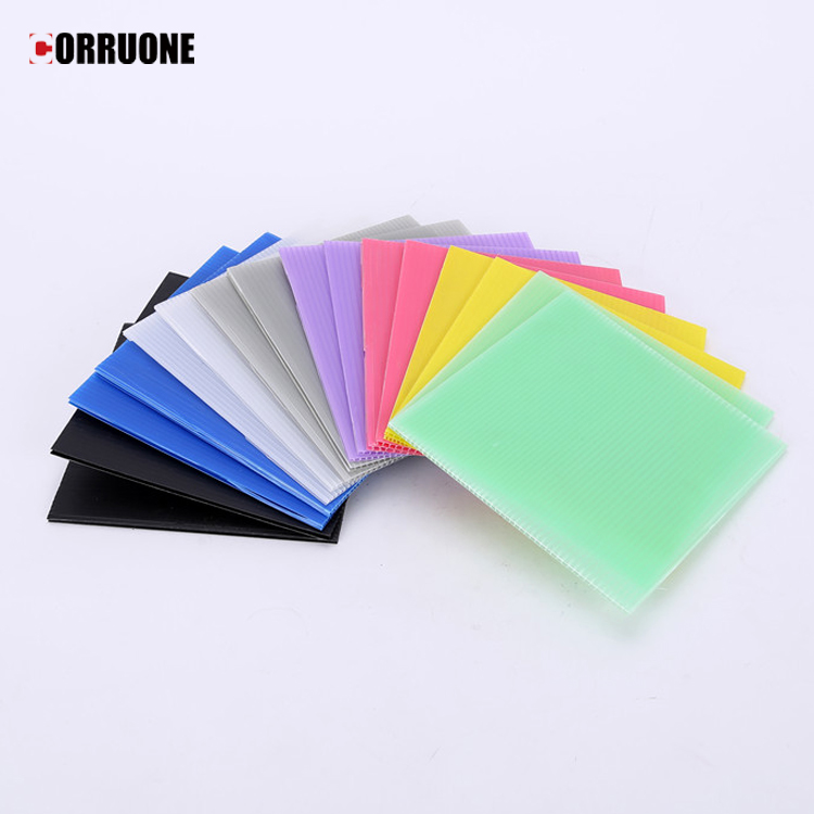 Bio PP Corrugated Sheet Recyclable Polypropylene Hollow Board
