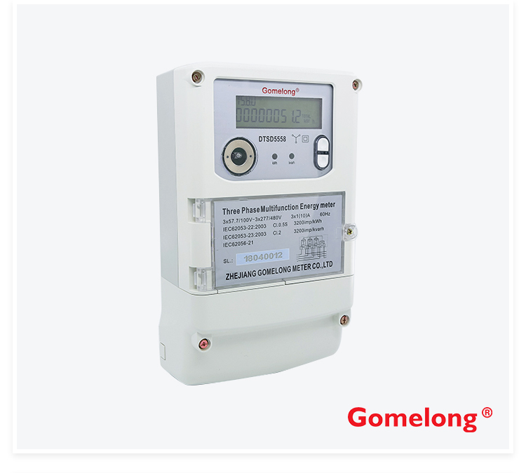 2022 Hot Selling Three Phase Multifunction Energy Kwh Meter With CT Connection