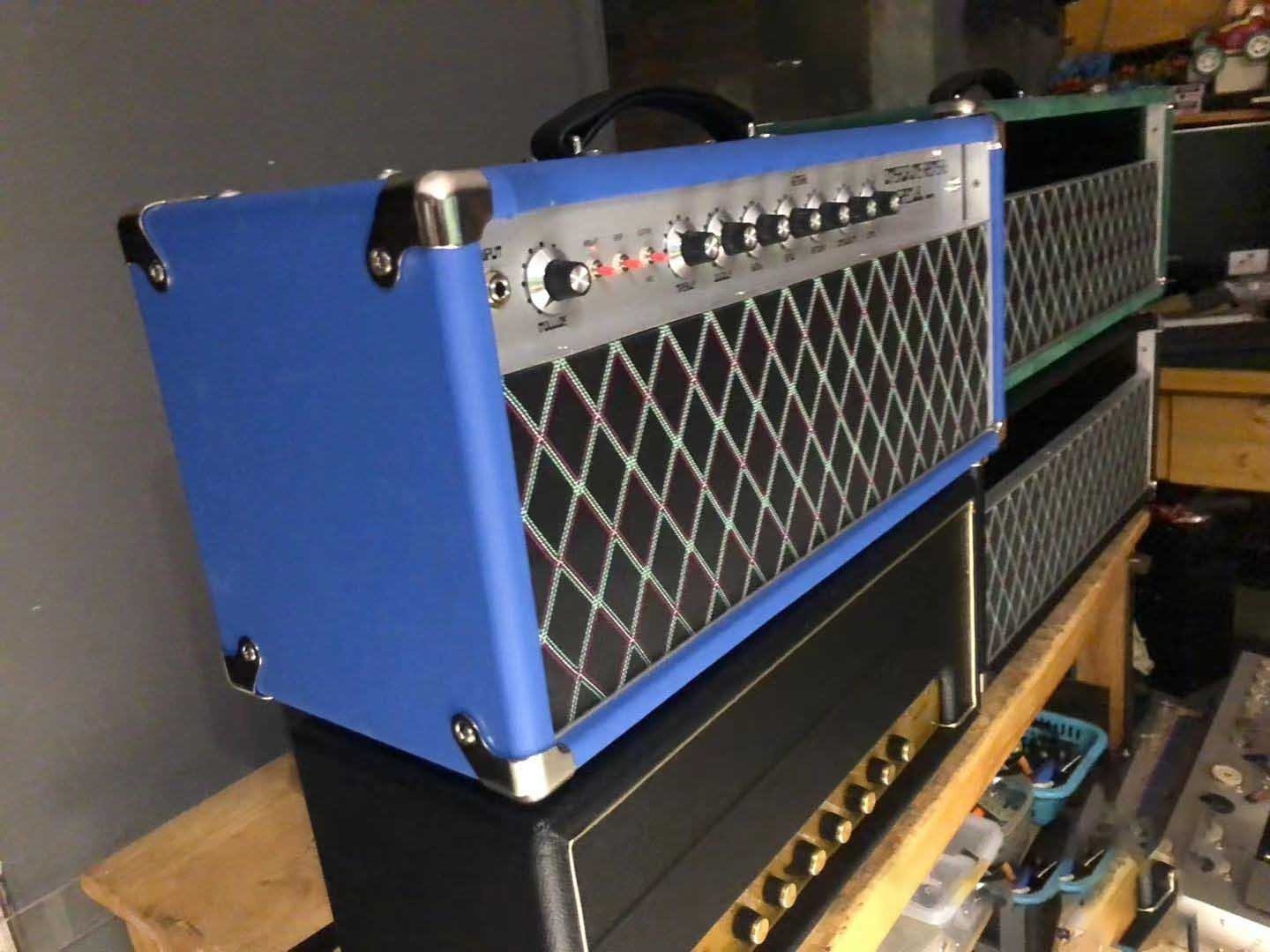Custom Grand Tube Amplifier Head Overdrive Special Reverb 60W 2*6L6 5*12ax7 1*12at7 Tubes