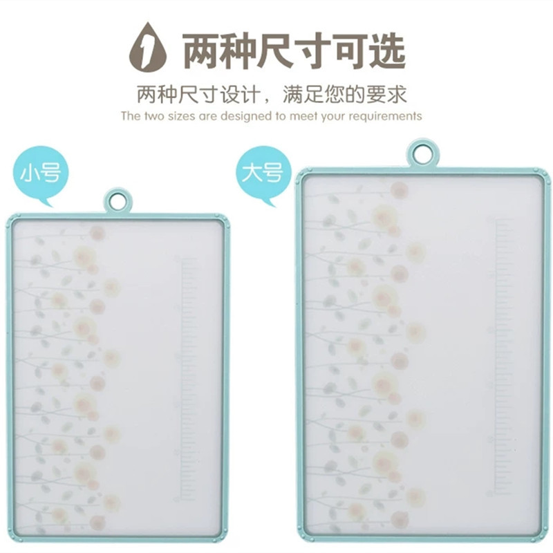 Antiskid Raw Meat Cooking Rectangle Plastic Chopping Board Mat