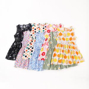 Buy cheap Summer Girls Cartoon Printing Dress Children'S Dress Clothing product