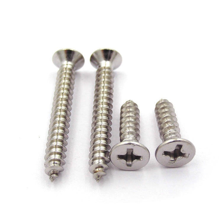 DIN Standard Pozi Anti Theft Double Mdf Carbon Fiber Screw Flat Head Chipboard Screw