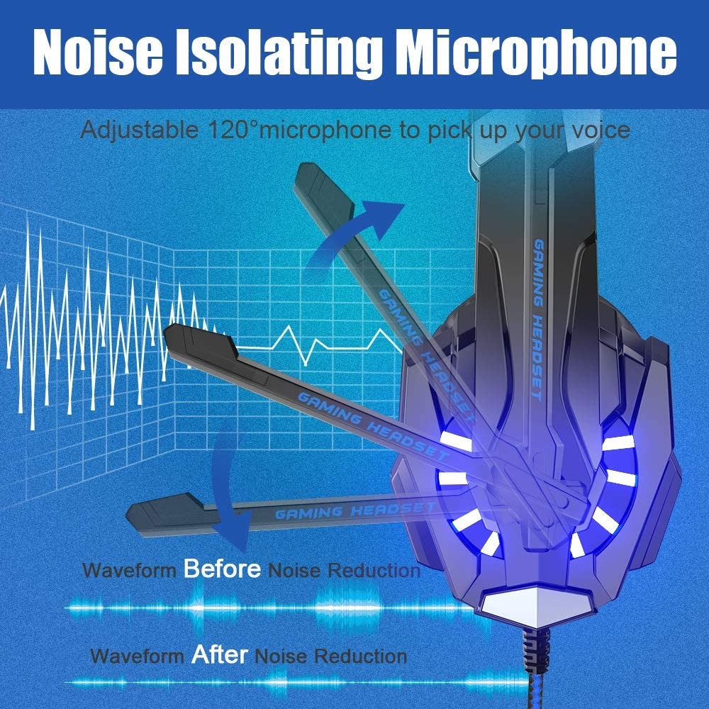 G9000 100mA 117dB Noise Cancelling Gaming Headphones