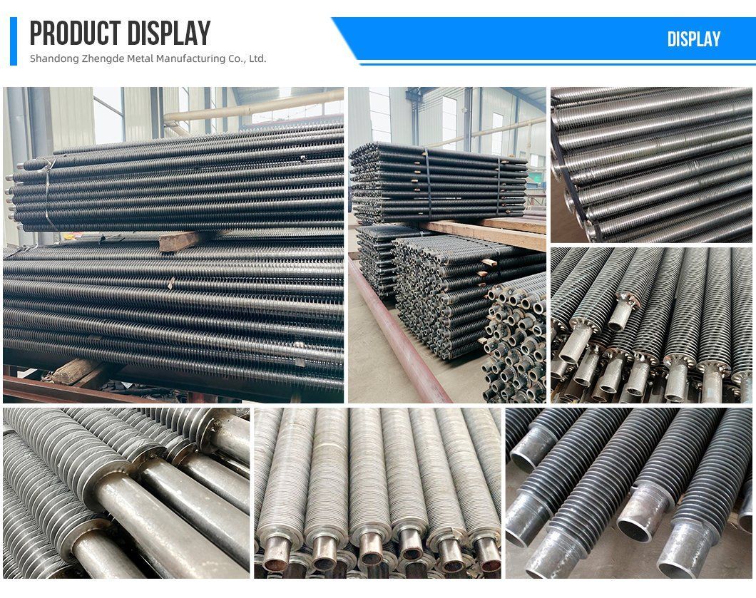Carbon Steel Copper Aluminum Fined Tube Elliptical and Spiral Fined Tube