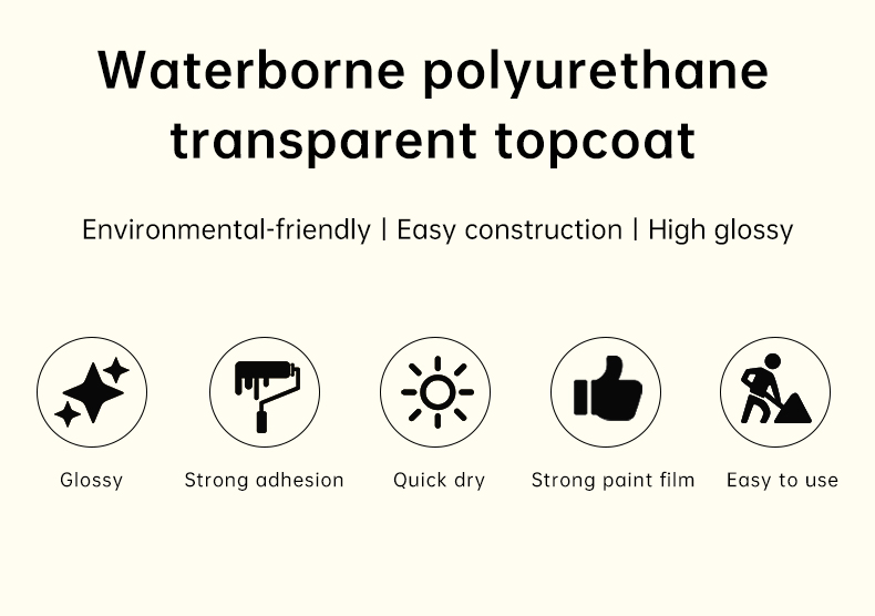 Acrylic Semi-Matt Varnish Paint for Transparent Finish from Main Raw Material Acrylic