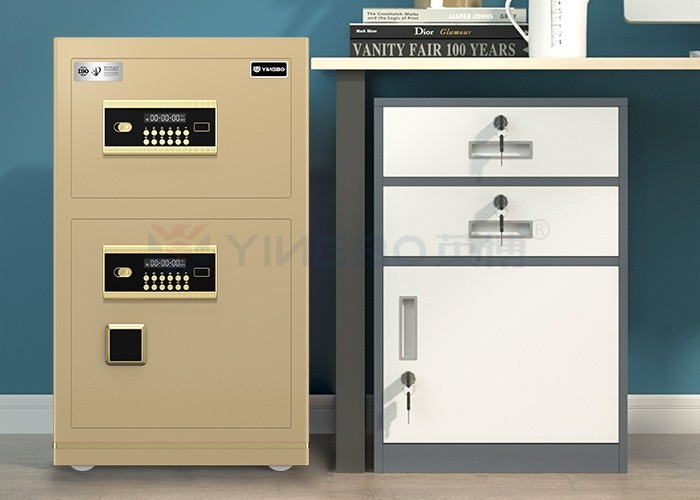Double Door 46kg Luxury Electronic Safe Box for office security YB/N7-80D