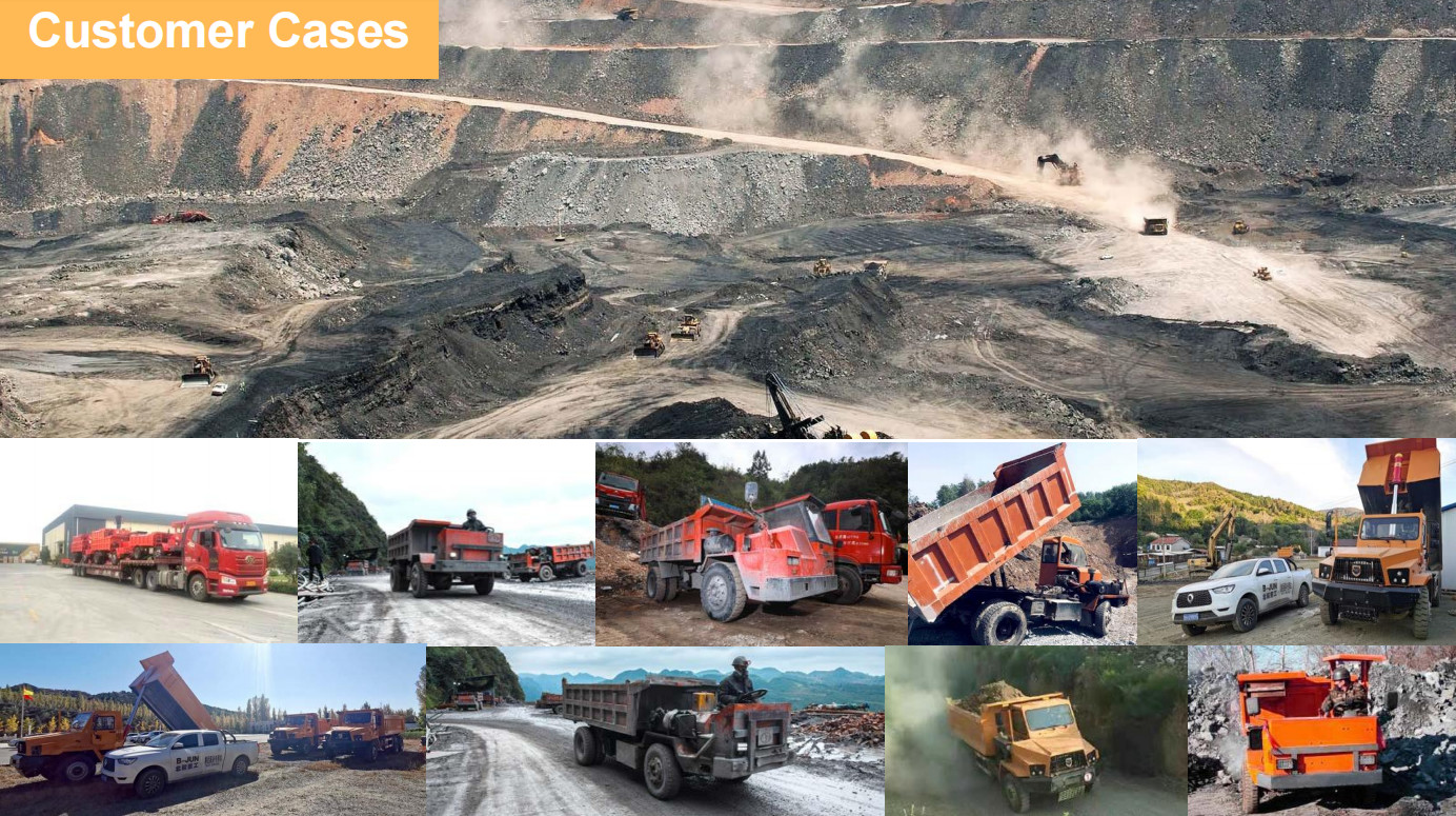New Energy Underground Dump Mini Truck BJ-4E Economical Mining Truck