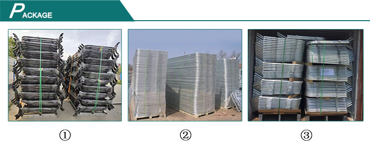 Australia Standard Crowd Control Barriers 25mm tubing for concert