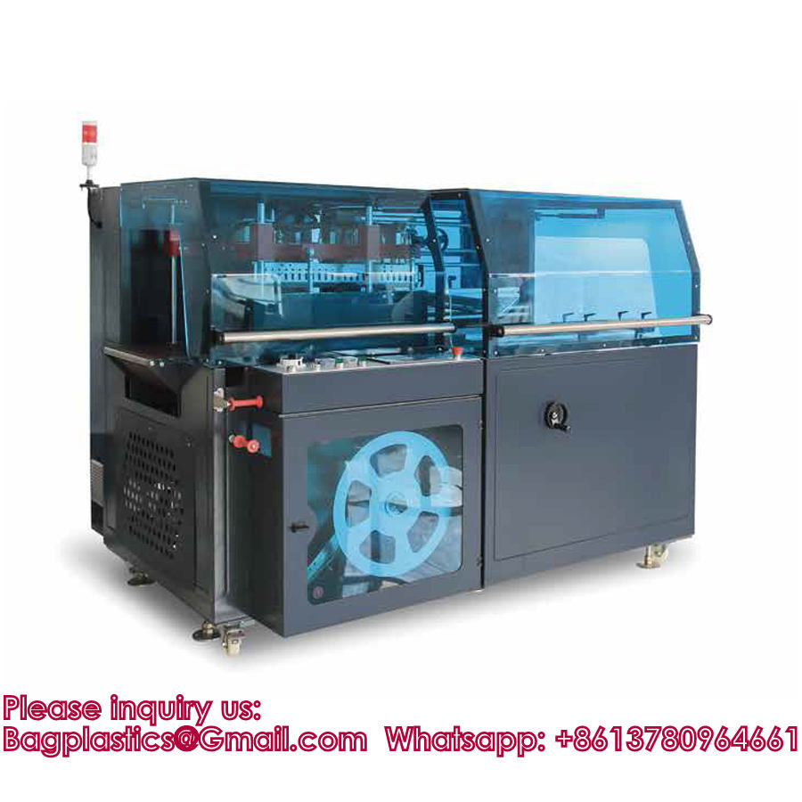 Heating PE Film Heightened Shrink Wrapper Machine With Heat Shrink Tunnel
