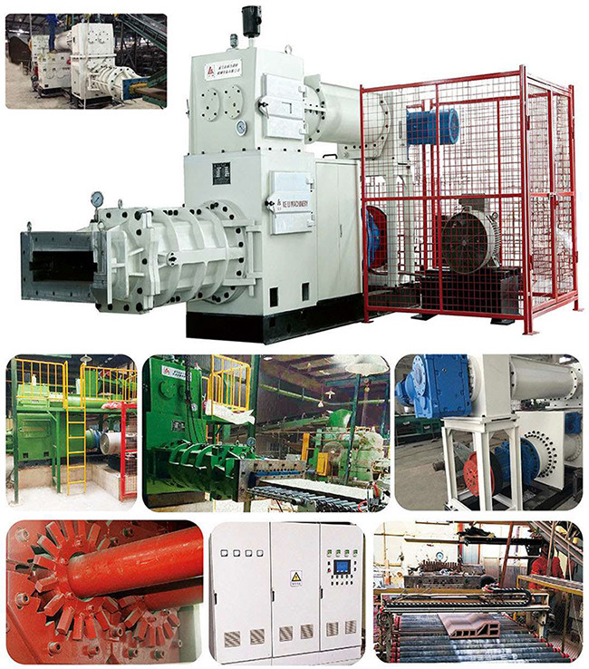 Double Stage Brick Extruder Machine Diameter Of Auger 400mm