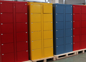 Outdoor Airport Train Station Digital Safe Locker for Public Luggage Storage Rental