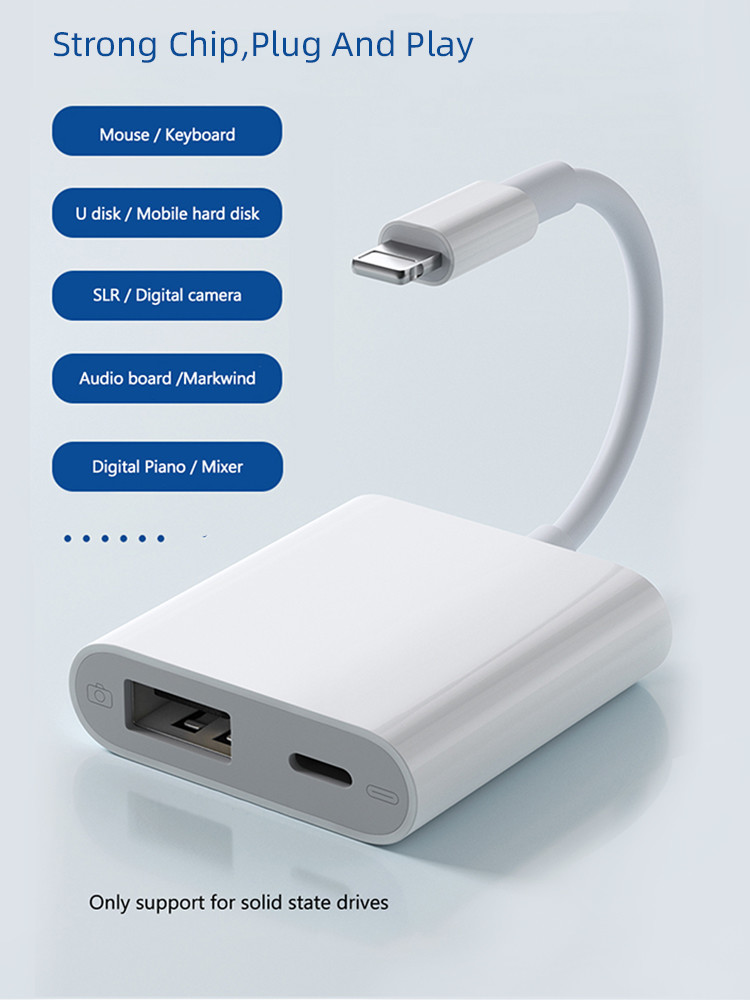 ISO9001 2 In 1 USB OTG Cable Adapter For Solid State Drives