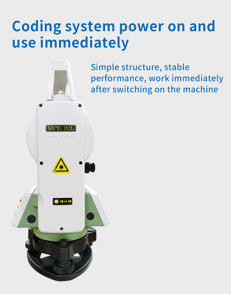 MPE-02L Green Light Up And Down Double Robotic Total Station Earth Electronic Longitude And Latitude High Precision Engineering Measurement