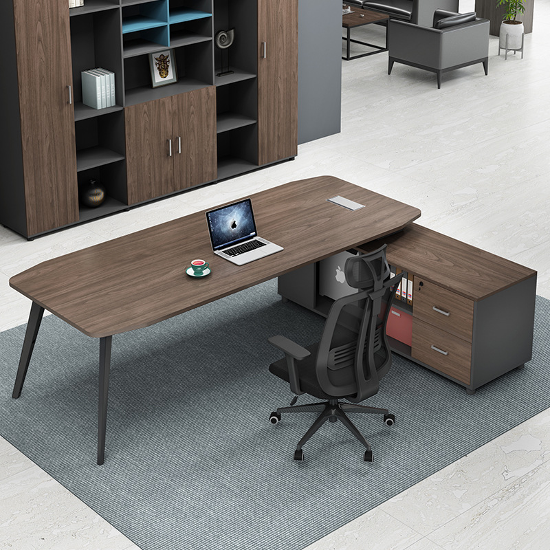 Wooden Computer Office Desk L1600/1800*D1600*H750mm Must-Have for Home Workstation