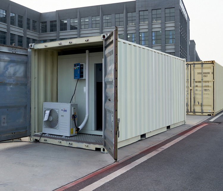 20ft Reefer Container Cold Storage Room with Aluminum T-Bar Floor and R134a/R404A Refrigerant