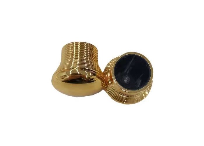 Shiny Surface Zinc Alloy Perfume Bottle Caps For Glass Bottle Perfume
