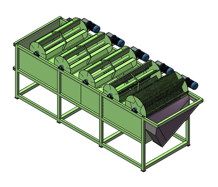 6000*2000mm SS 304 film Floating Washing Machine