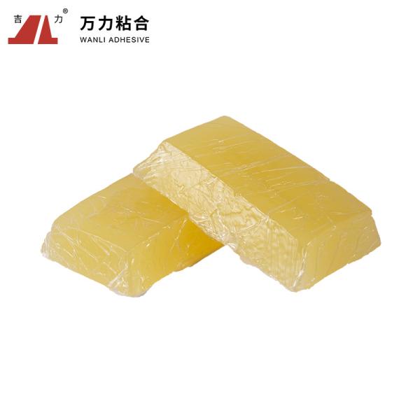 Thermoplastic Rubber Hot Melt Packaging Adhesives , Yellow Carton Sealing