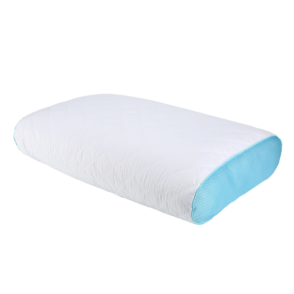 Hotel Memory Foam Travel Pillow Height Adjustable With Cover White Color