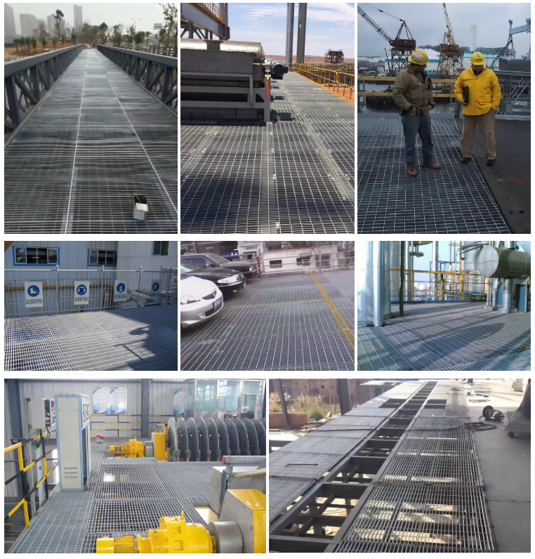 Galvanized Steel Grating For Drainage Channels, Straight Drainage Gratings Can Be Customized