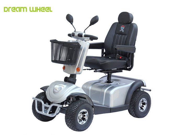 15km/H Motorised Mobility Scooter , 4 Wheel Off Road Electric Mobility Scooter 24V 1000W