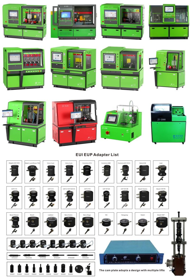 JZ-206 Common Rail Pizeo Fuel 4 Pin Injector Machine Test Bench