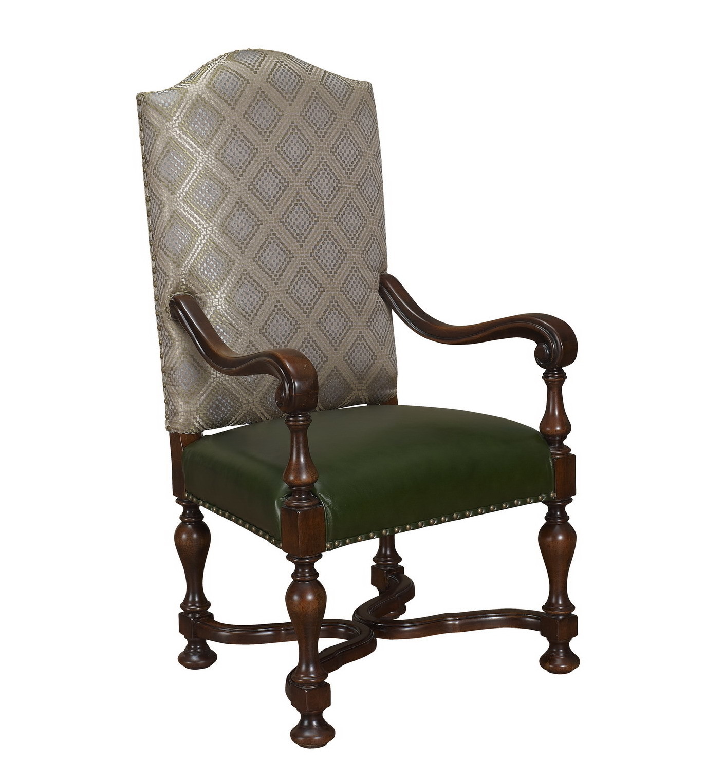 Genuine leather Cow split and Cottom Fabric with High density sponge Classic design Leisure Armchair and Lounge sofa