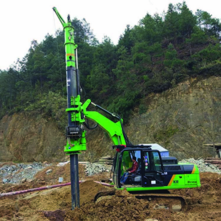 KR50 Hydraulic Foundation Rotary Drilling Rig 20 m Max Drilling Depth 50kN.m Max Torque