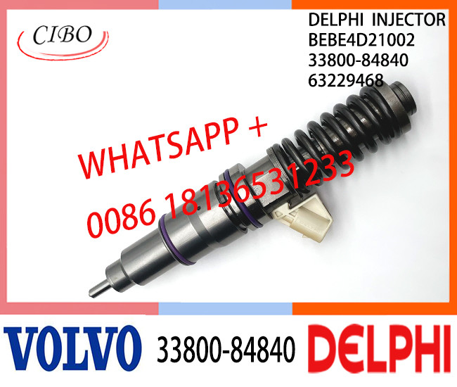33800-84840 63229468 BEBE4D21002 Fuel engine Diesel Injector 33800-84840 BEBE4D21002 63229468 E3.18 for HYUNDAI L ENGINE