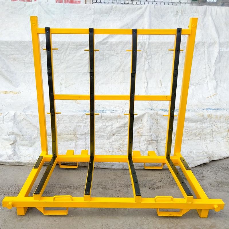 Spray Paint Finish Defensive Barrier A Frame Rack Glass Storage Racks