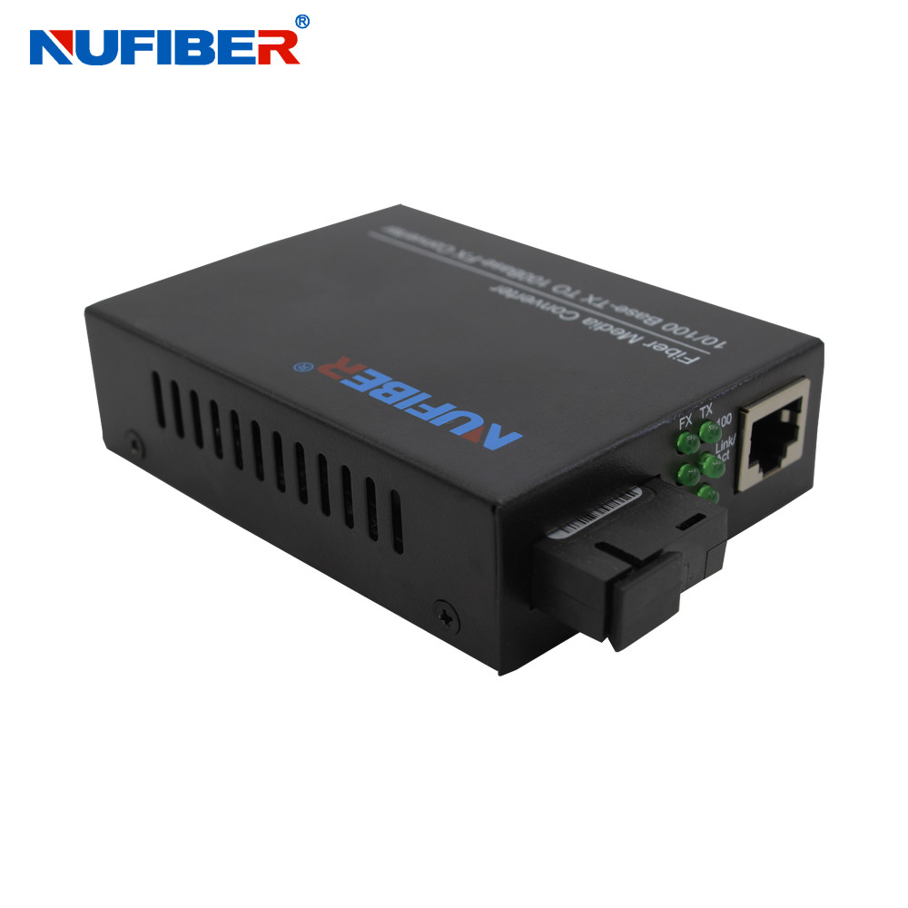 Simplex 1310nm 1550nm 20km SC Fiber Media Converter