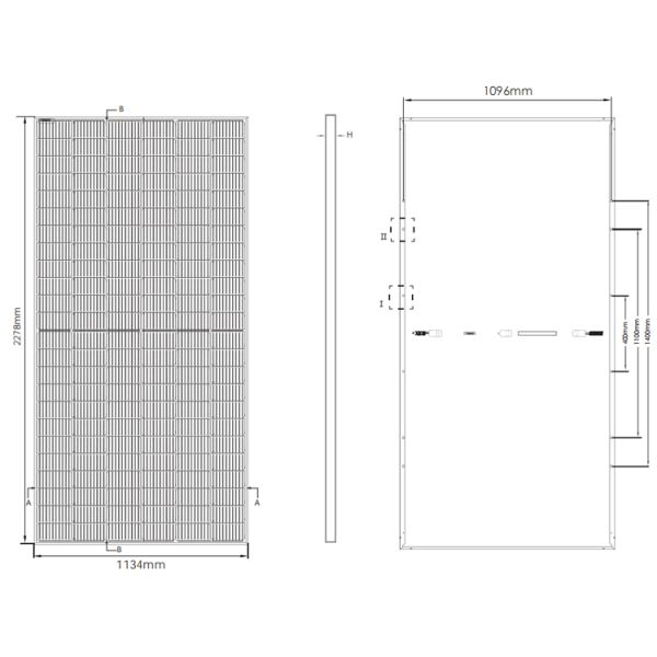 Jinko Monocrystalline Tiger Pro 550W 555W 560W 565W 570W 580W Solar Energy Panel
