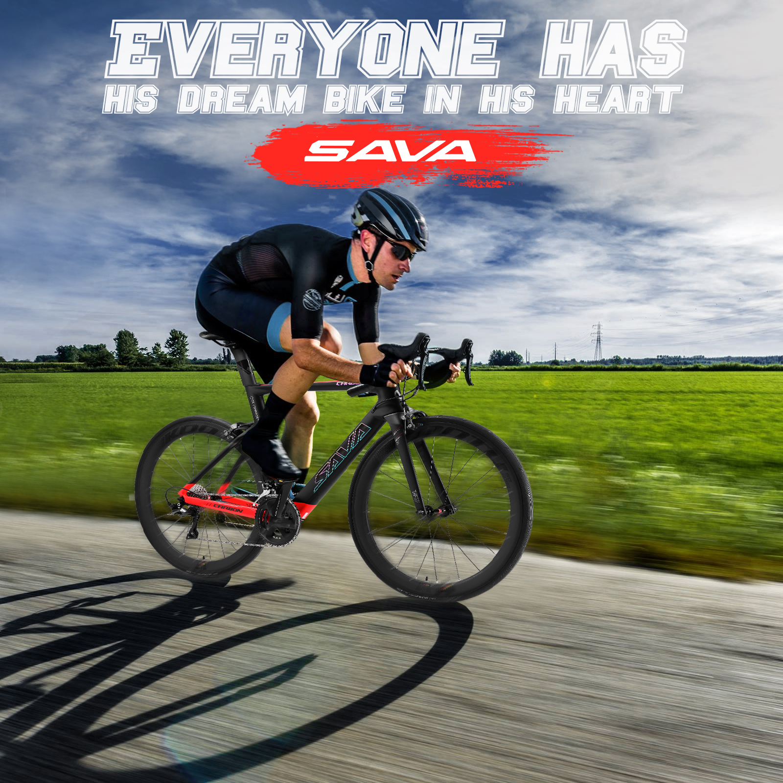 SAVA R09 Carbon Road Bike Wiht Shimano Ulterga R8000 22 Speed